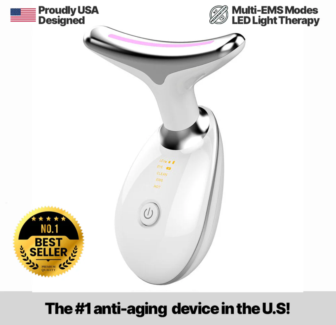 DermaGlo™ Face & Neck Lift Massager