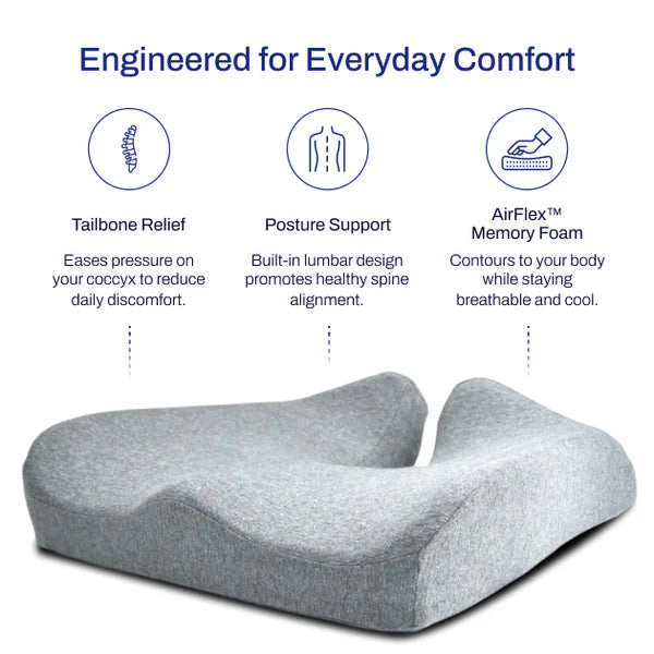 CalmCush™ Orthopedic Seat Cushion