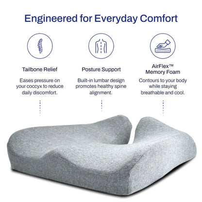 CalmCush™ Orthopedic Seat Cushion